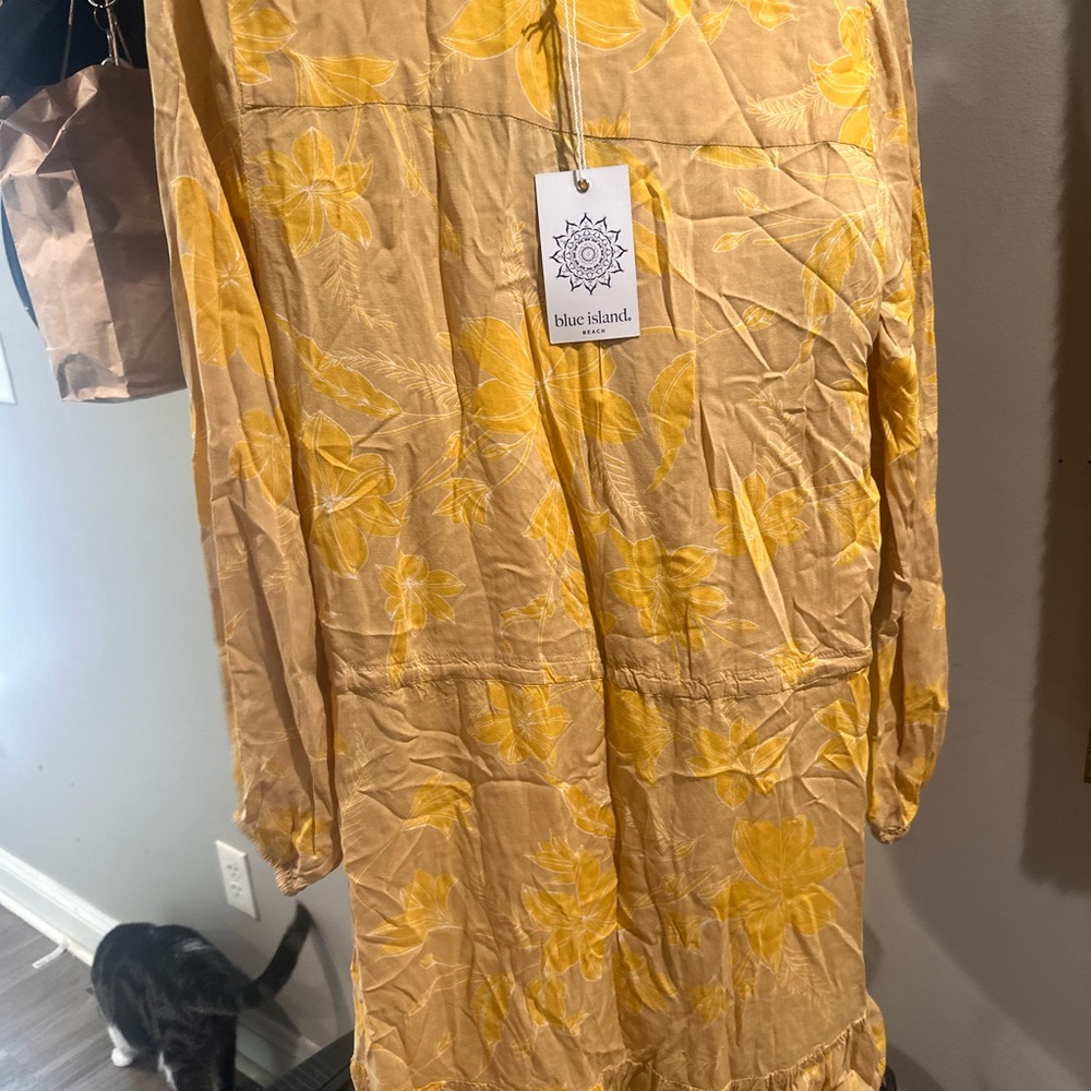 Blue Island Sunlit Floral Dress